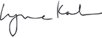 Signature: Lynne Kahn